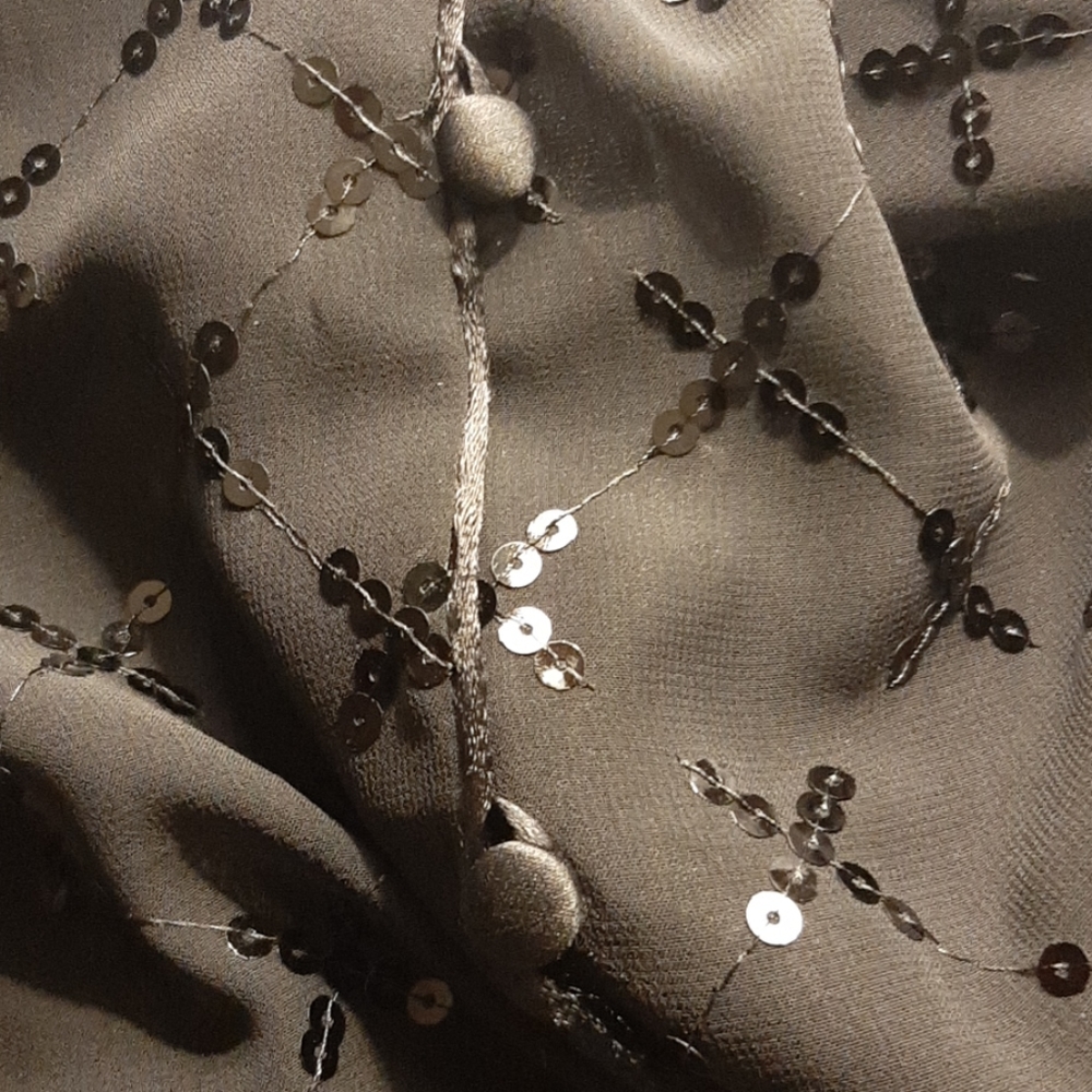 2-PIECE Julianna Collezione Sequin Cami Blouse M ☆ - Picture 11 of 11
